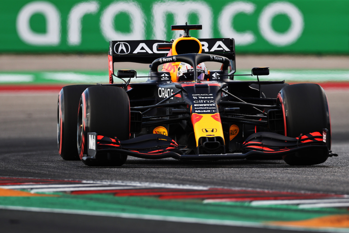 【F1アメリカGP：予選順位】フェルスタッペンがPP！雨がなければレッドブル・ホンダは1-2だった？角田裕毅10番手！