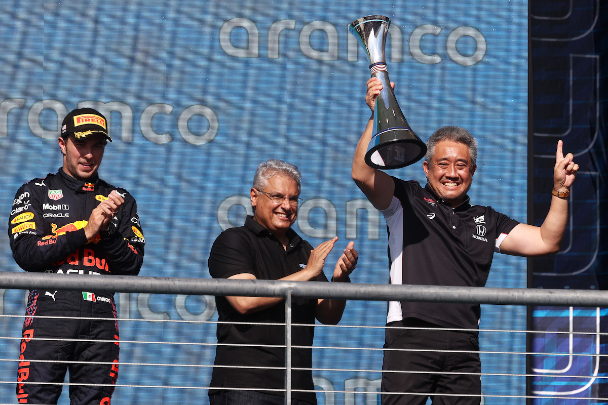 ホンダ、F1初優勝日に30年ぶりのアメリカGP制覇！フェルスタッペン今季8勝目！2戦連続ダブル表彰台！