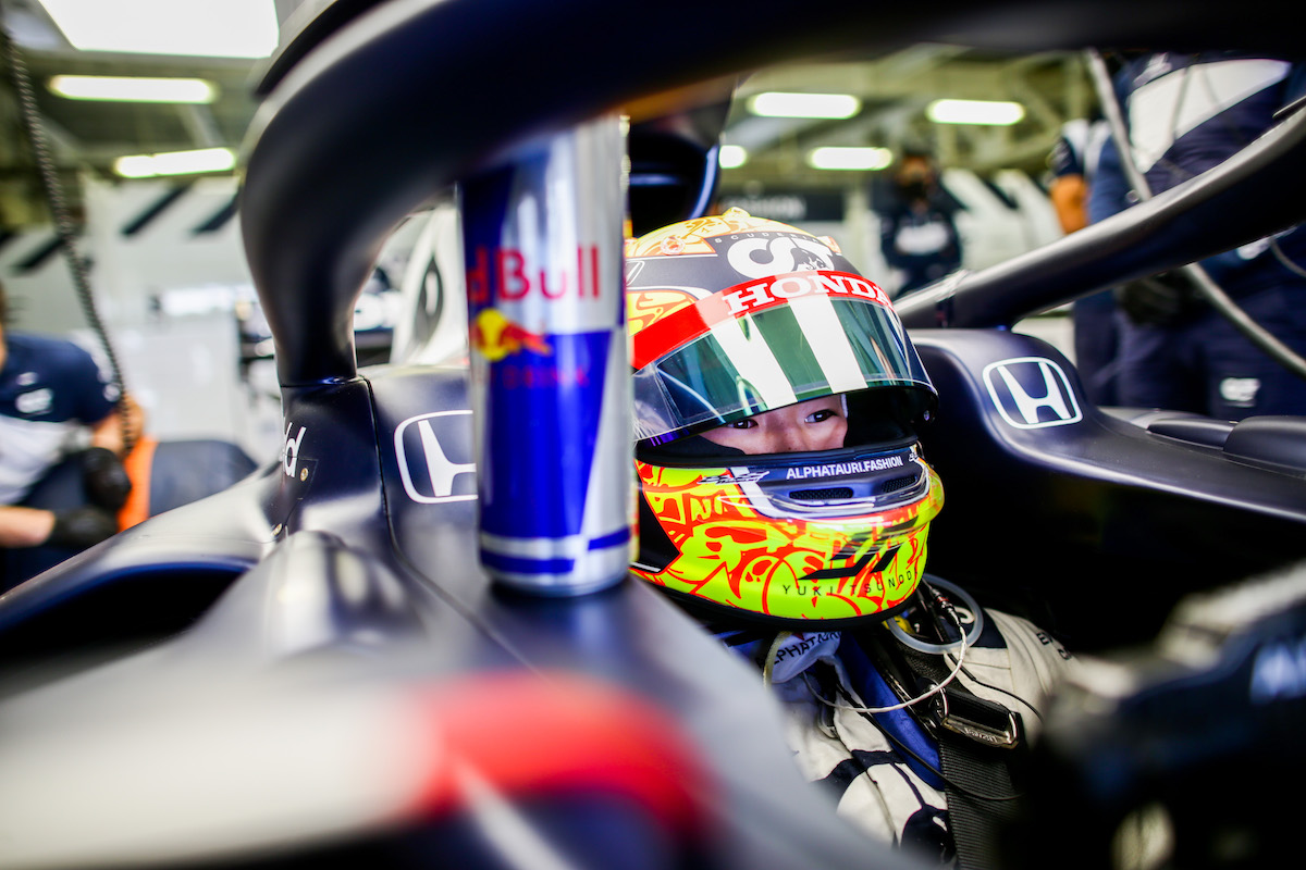 アルファタウリ・ホンダの角田裕毅、8番手「マシンバランスがよく力強いペース」／F1メキシコGP初日