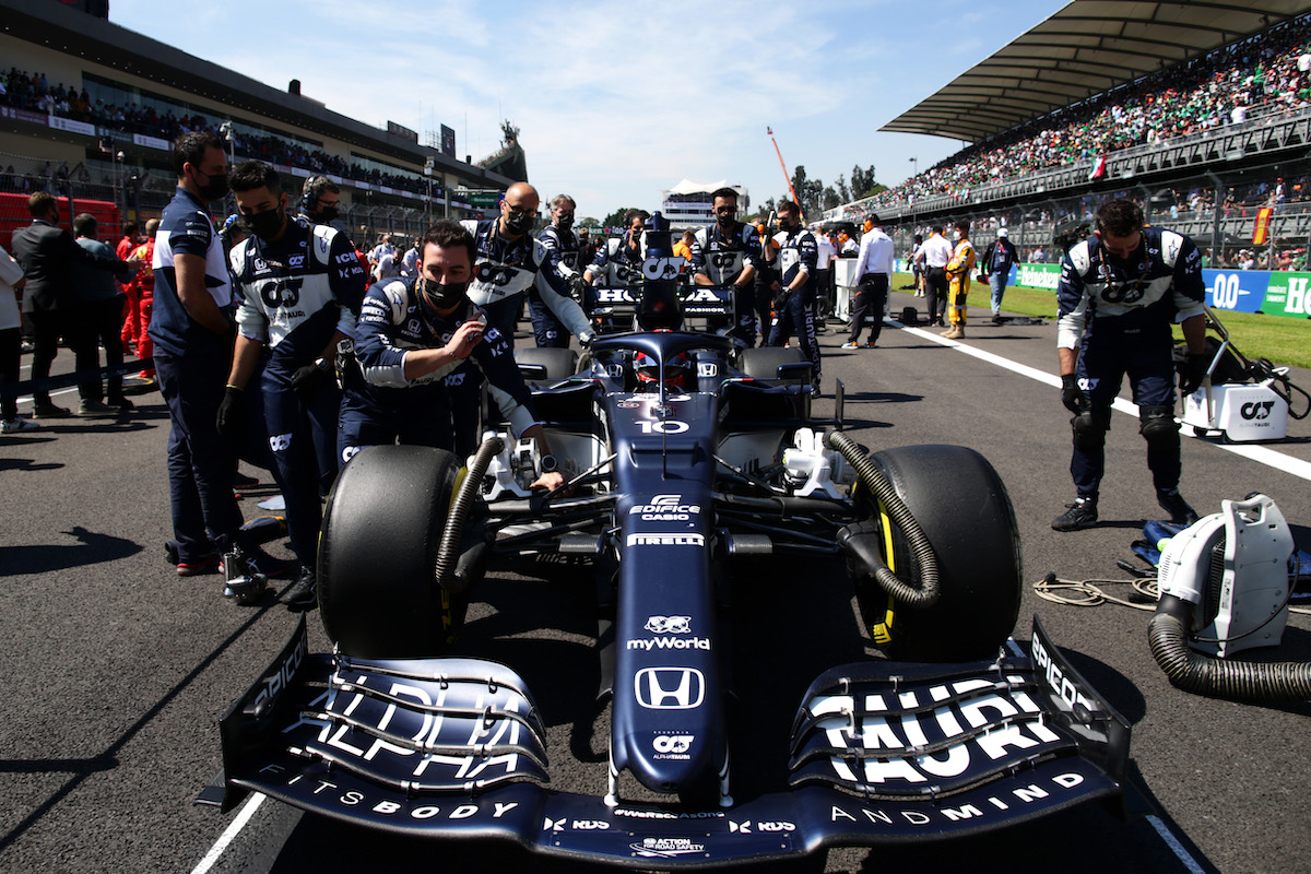 アルファタウリ・ホンダの角田裕毅、1周目に不運なリタイア「マシンの調子がとても良かったので残念」／F1メキシコGP