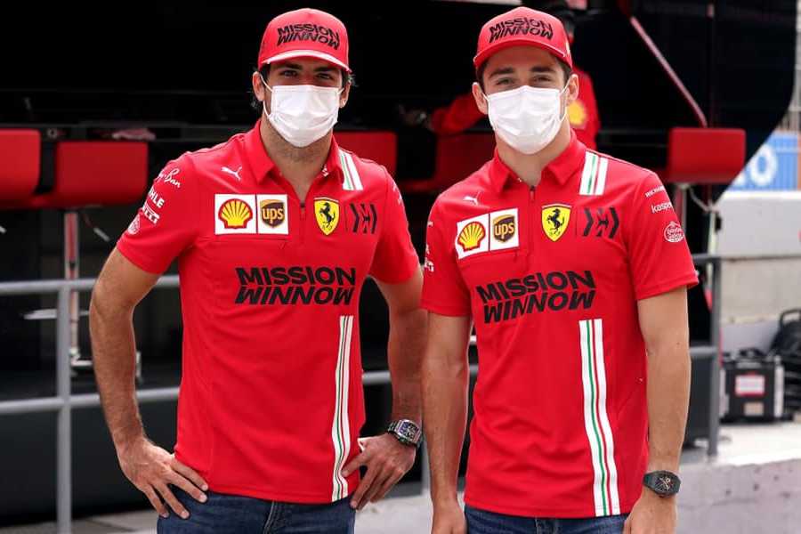 フェラーリのルクレール「タイヤとレースのマネージメントはサインツの方が上」