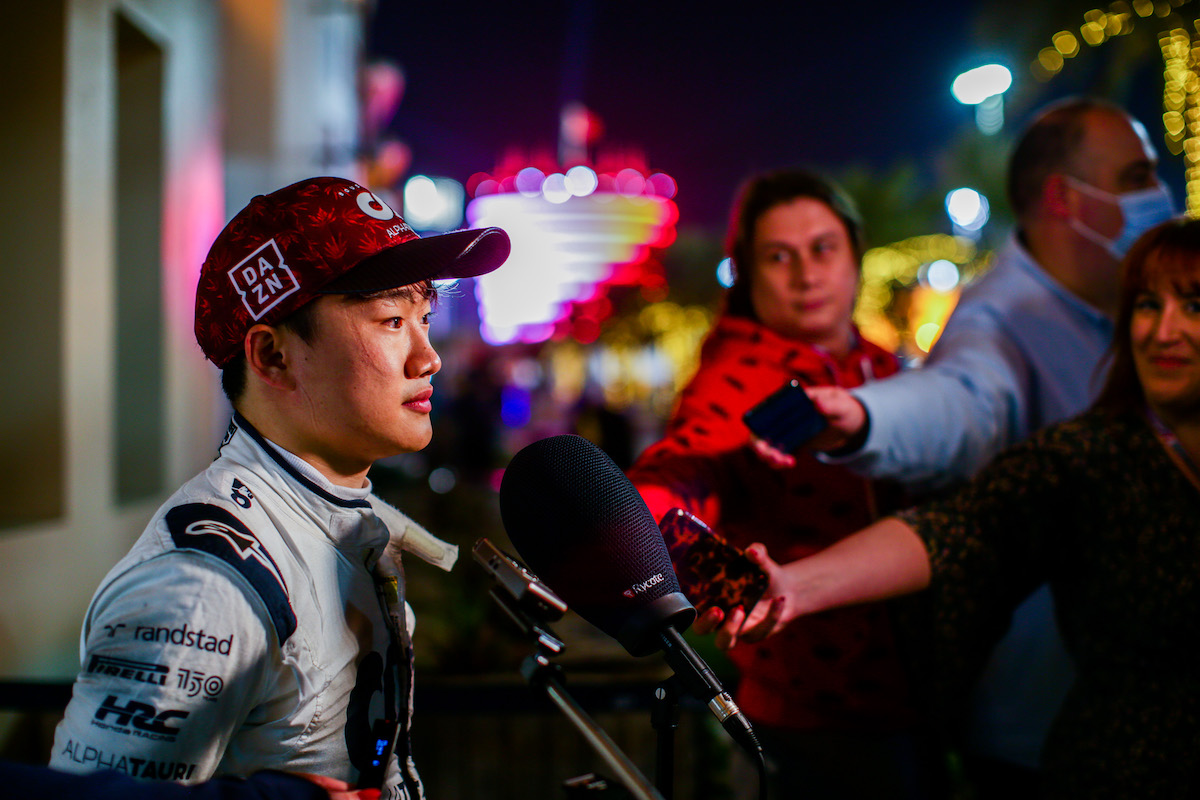 角田裕毅、アルファタウリF1は冷えた路面でパフォーマンス低下･･･Q1敗退も「目標はポイント獲得」