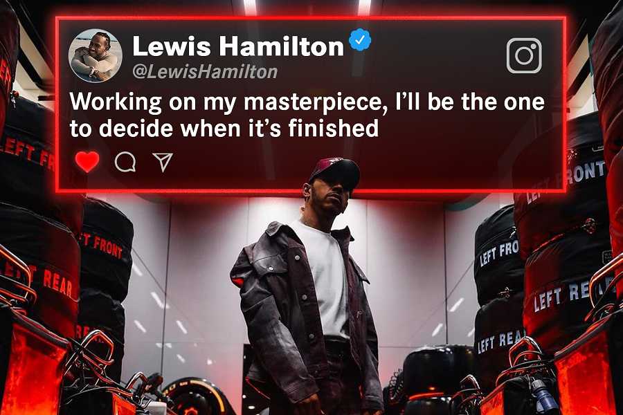 ハミルトンがF1引退の噂に反論？「僕の傑作がいつ完成するのかを決めるのは僕自身だ」