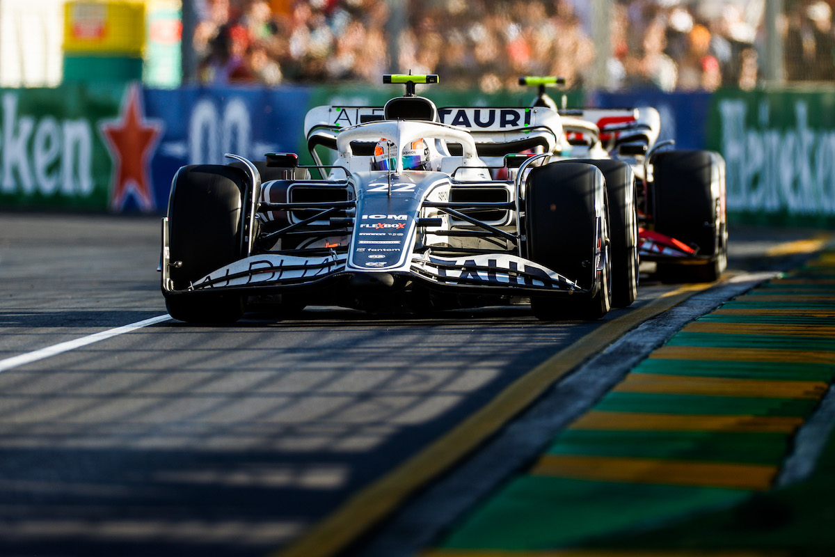 【F1オーストラリアGP】角田裕毅、見せ場を作れず15位。アルファタウリF1のマシンは「パフォーマンスが足りなかった」