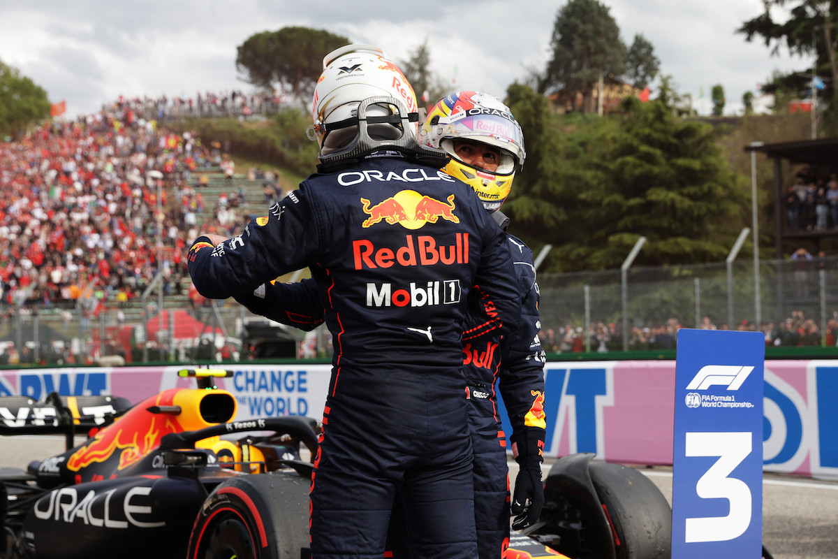 ペレス、フェラーリ相手に「どちらのチームが勝ってもおかしくない」／F1エミリア・ロマーニャGP