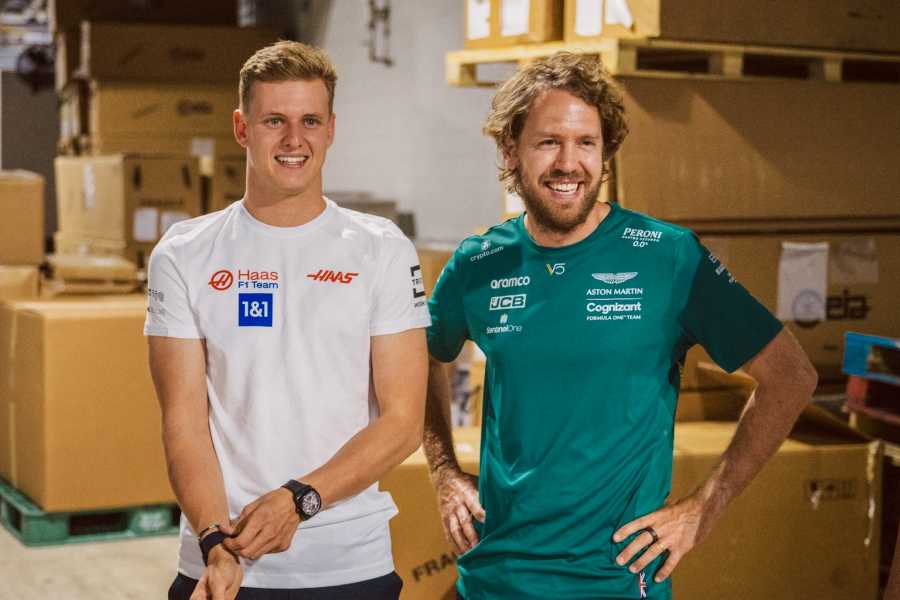 ベッテルとシューマッハ、F1マイアミGP決勝でのクラッシュ後も友人関係に変化なし