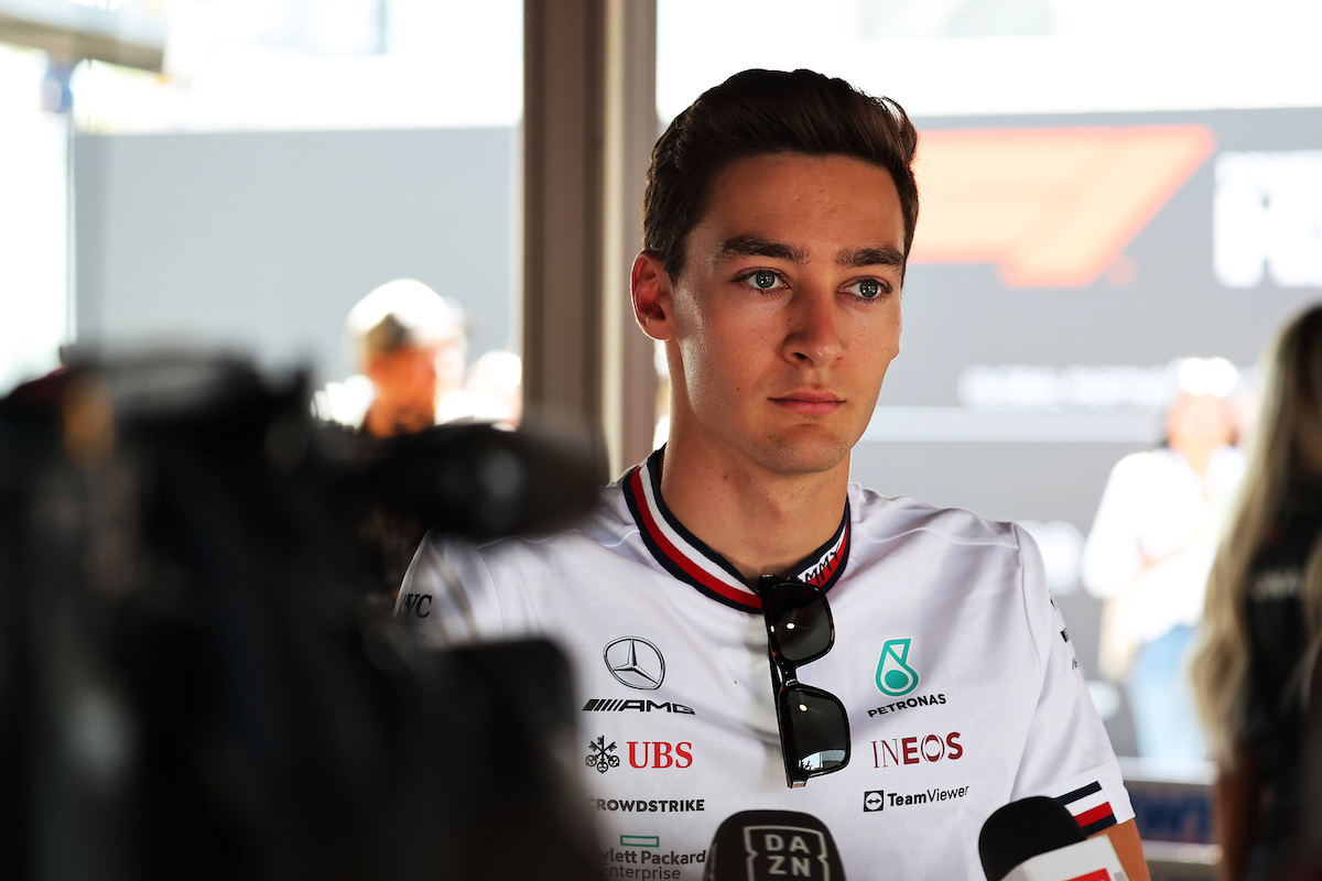 ラッセル「コーナーではまだポーパシングが出ている」フェラーリとレッドブルは最も低いパワーモードだったと分析