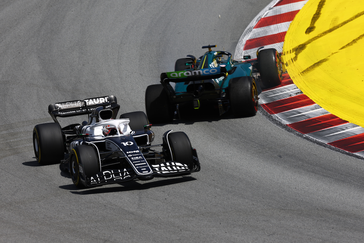 アルファタウリF1のガスリー、限界まで攻めていたら･･･「ストロールに謝りたい」