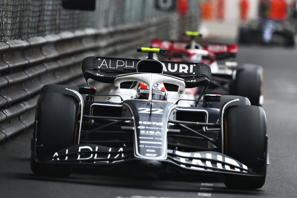 アルファタウリF1の角田裕毅、F1モナコGPはスタートで失敗