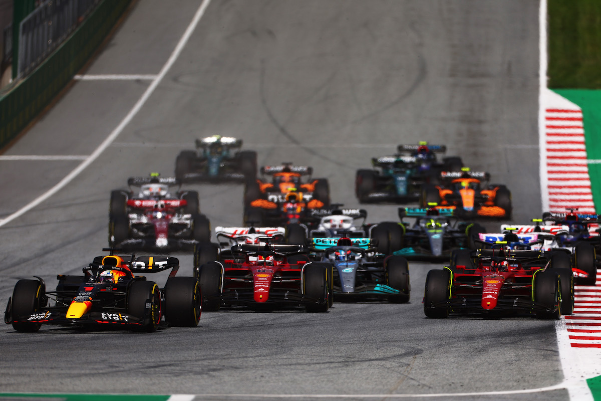 【スプリント速報：F1オーストリアGP】フェルスタッペンがスプリント勝利！フェラーリ勢が続く、角田裕毅17番手