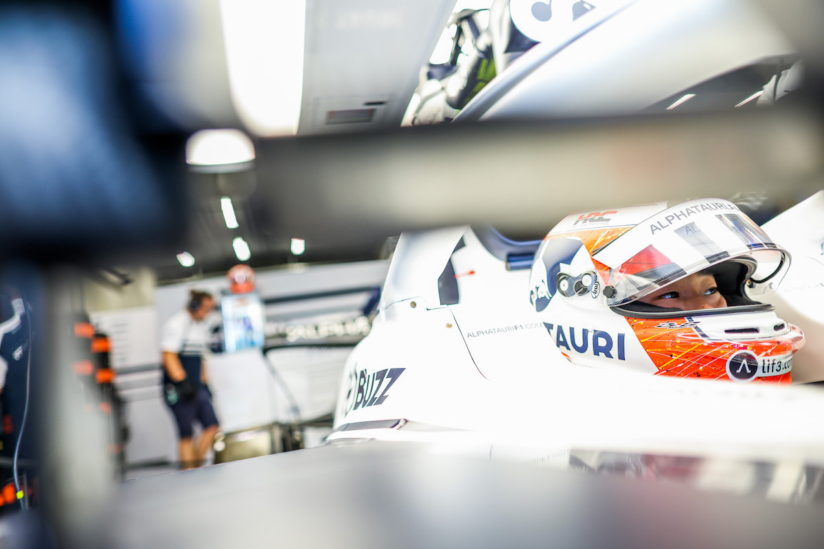 【F1ベルギーGP】角田裕毅、パワーユニット交換でベルギーGPはピットレーンからスタート