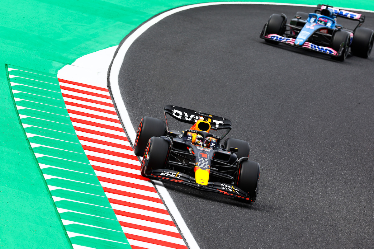 【FP3順位：F1日本GP】フェルスタッペンが最速！ドライ路面初走行の角田裕毅17番手、移籍発表のガスリー20番手