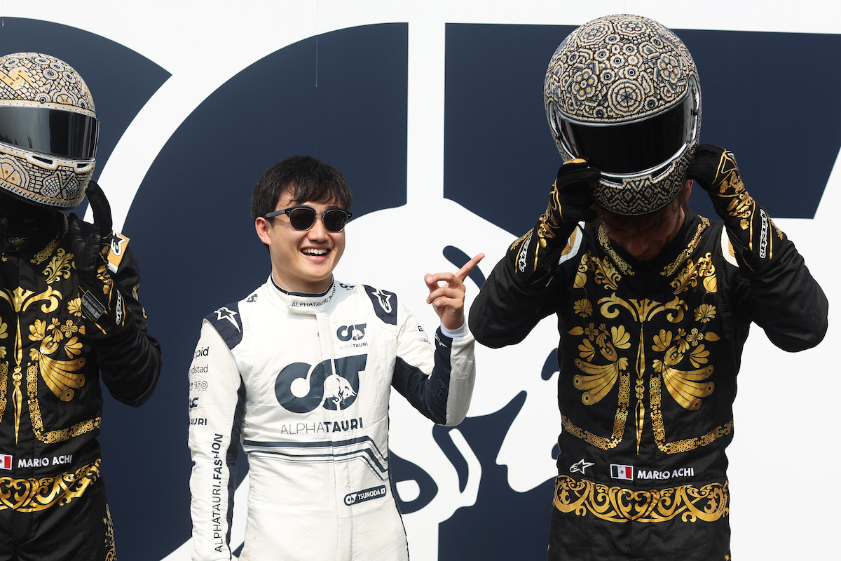 角田裕毅、“匂い”でガスリーだと気がつく。FP1は新人ローソンにアルファタウリF1のシートを譲る