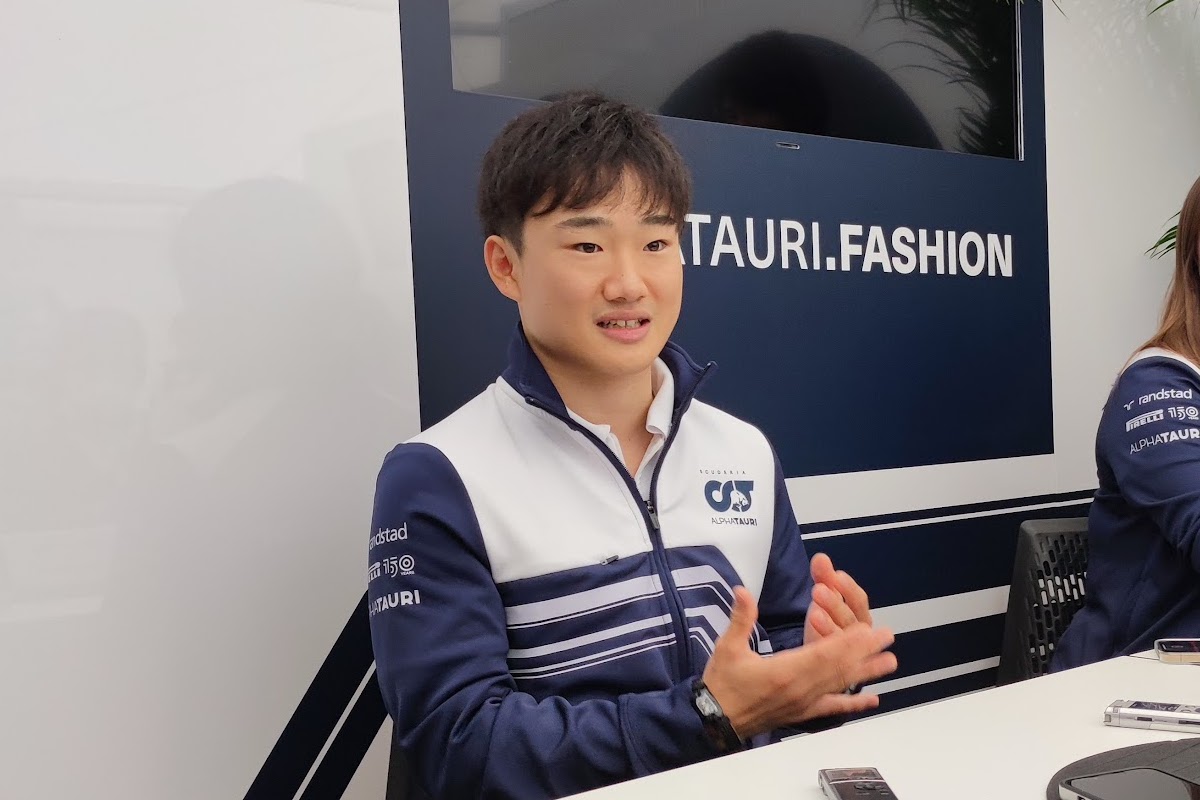 【F1日本GP木曜日朝】角田裕毅、今朝も日本食を堪能しリラックス。海老名メロンパンとタン塩、焼き鮭としらすご飯にご満悦　半分は自ら運転して鈴鹿へ