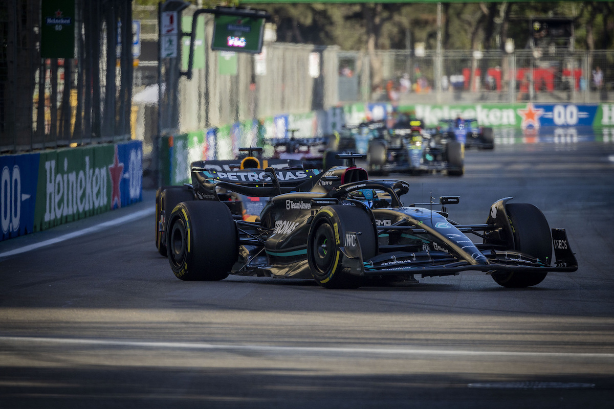 メルセデスF1代表「ジョージとマックスの接触はレース中のアクシデントだった」