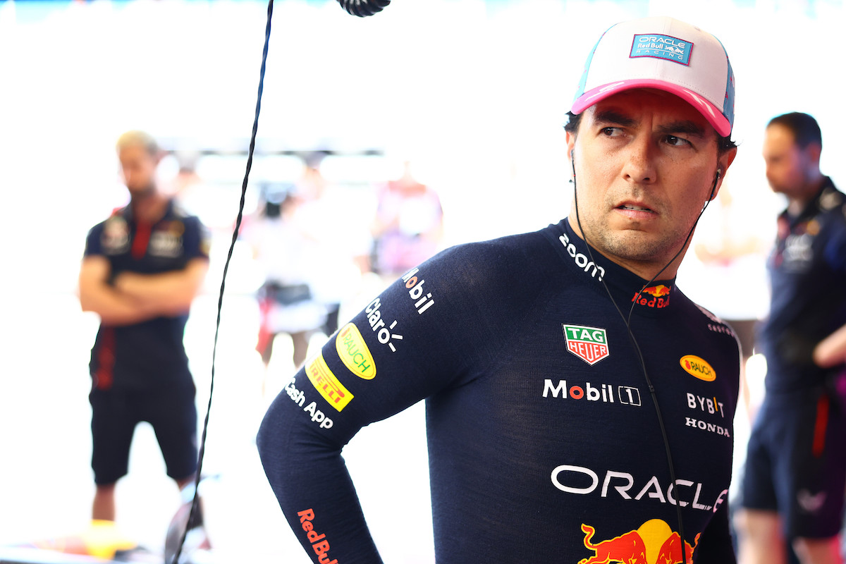 ペレス、F1マイアミGPは“滑る”「グリップはウエットのようなコンディションだった」