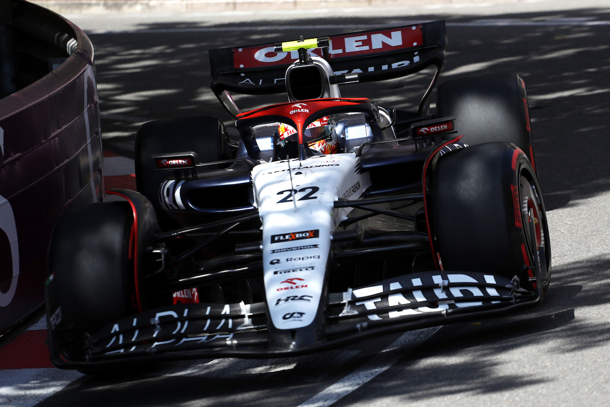 【予選Q1：F1モナコGP】角田裕毅、フェルスタッペンに次ぐ2番手タイムでQ2進出！昨年の勝者ペレスはクラッシュ！