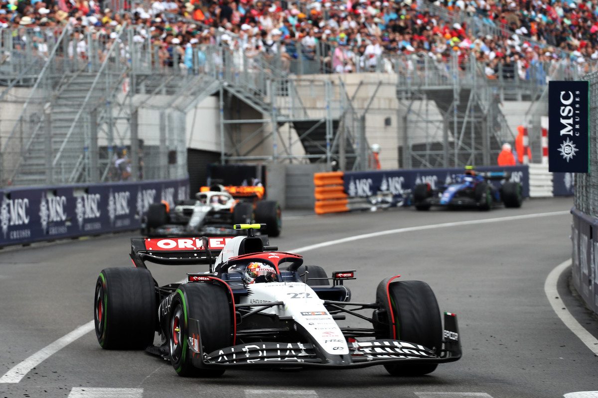 角田裕毅、F1モナコGPは苦戦「ドライは良かったけど雨でブレーキの問題が悪化･･･ポイントを逃して悔しい」