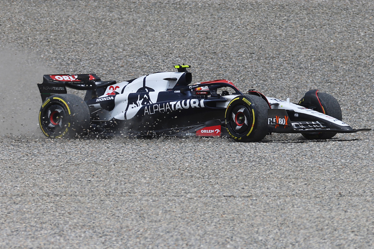 角田裕毅、接触やペナルティで“超難しい”レース「スタートで攻めてうまくいったはずが･･･ペースが上がりませんでした」