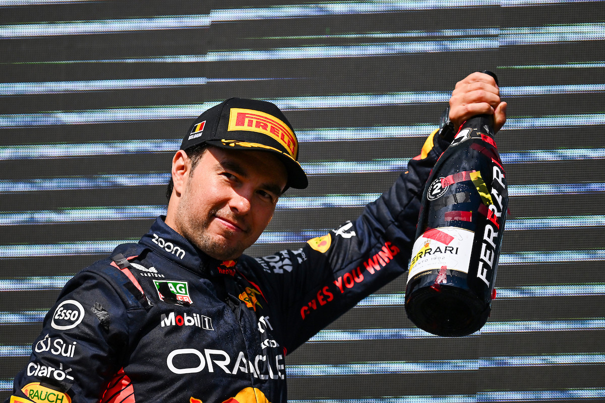 ペレス復調、2戦連続表彰台「これからも表彰台を続けていきたい」レッドブルF1はシーズン12連勝！「チームにとって最高の日」