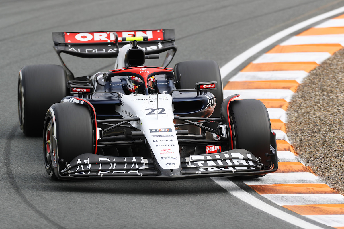 【FP2：F1オランダGP】角田裕毅5番手！最速ノリスにフェルスタッペンとアルボンが続く！リカルドはクラッシュ