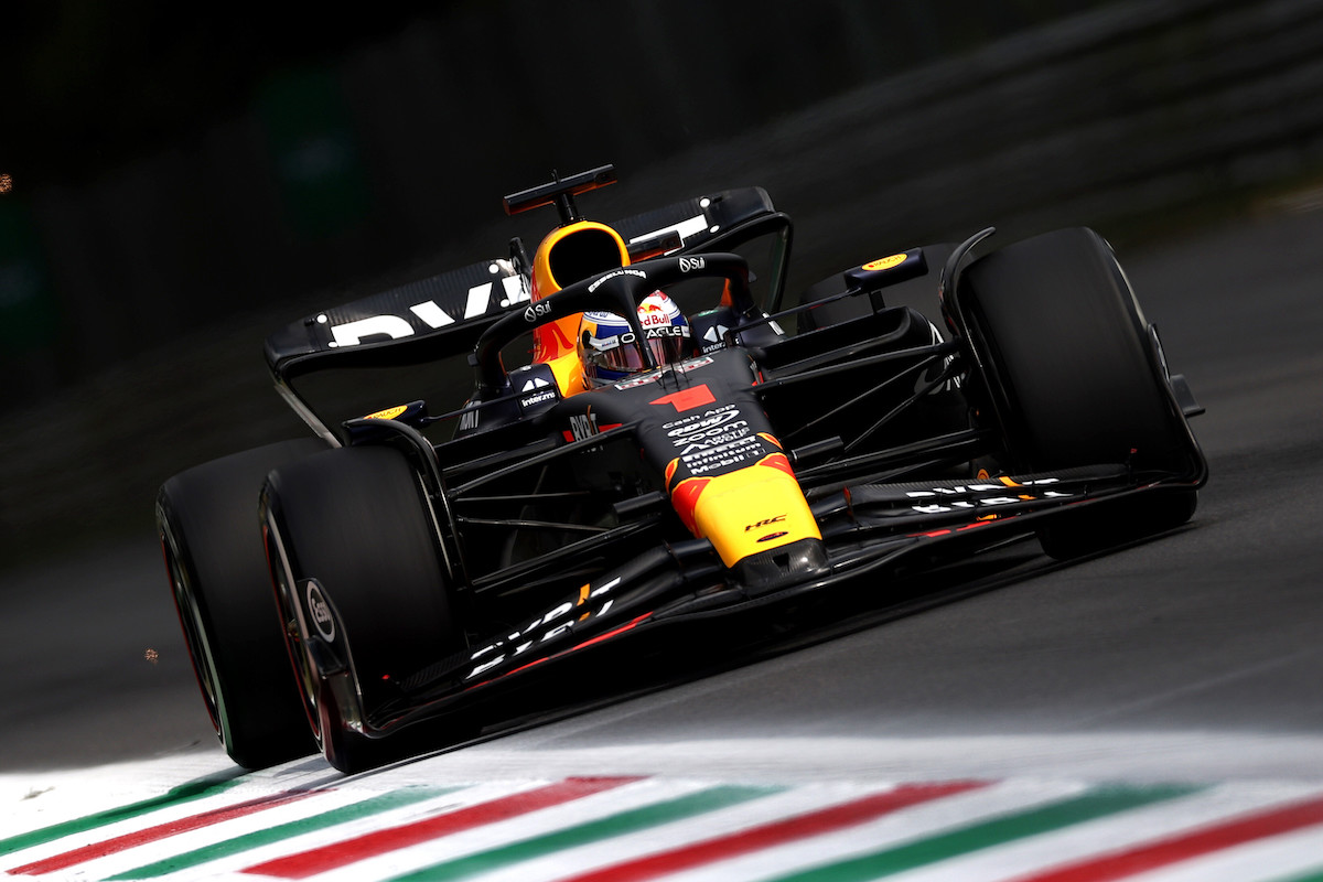 【FP1：F1イタリアGP】レッドブルと母国GPのフェラーリがトップ4！角田裕毅9番手