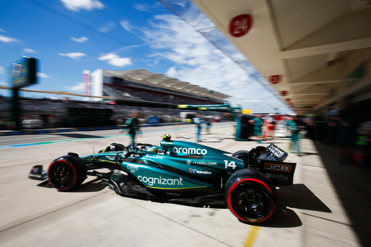 【F1アメリカGP：スターティンググリッド】アップデートを投入したハースとアストンマーティンがピットレーンスタートへ。アロンソは旧型へ変更して比較データを収集