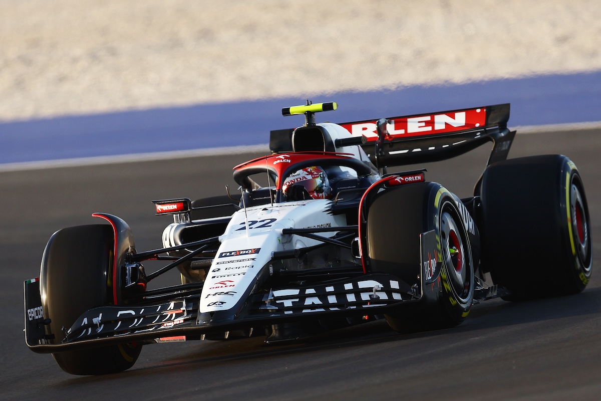 【F1カタールGP：FP1】予選前唯一のフリー走行で角田裕毅6番手！最速フェルスタッペンにフェラーリ勢が続く