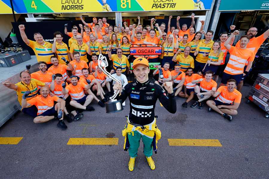 ピアストリ「セナのカラーで表彰台に立てたのは特別な感慨」F1モナコGPで2位！