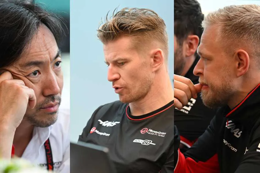 衝撃！ハースF1予選失格！リアウイング不正発覚で2台とも最後尾スタート