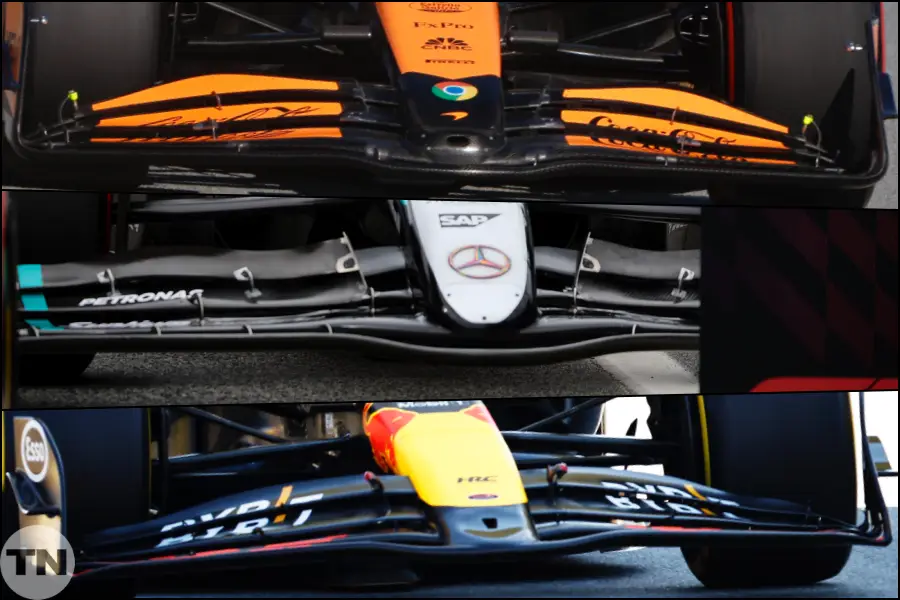 FIAは合法と判断！レッドブルF1のマルコ、メルセデスとマクラーレンの速さの秘訣「“たわむ”フロントウィングは規則以上に変形」