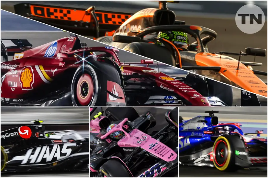 【F1カタールGP：スプリント予選】熾烈なチーム対決！首位マクラーレン優勢、フェラーリ届かず　年間6位争いのハース、アルピーヌ、RBは超僅差！