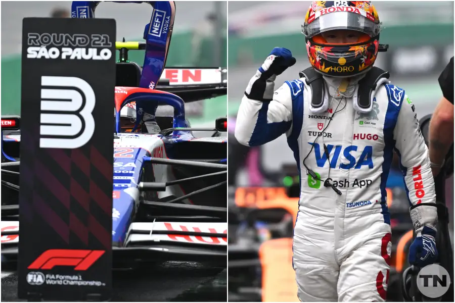 角田裕毅、3番グリッドから目指せ表彰台フィニッシュ！【F1サンパウロGPスターティンググリッド】