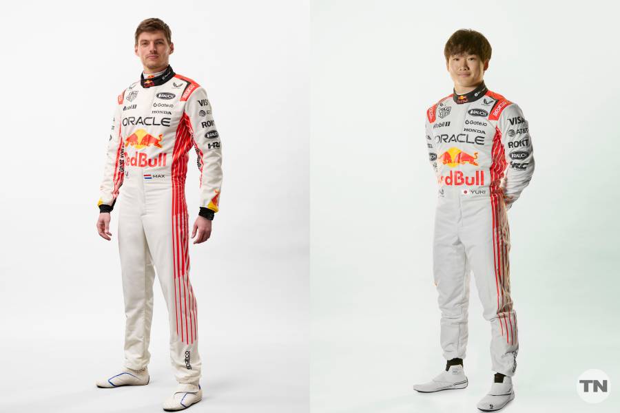 白いレーシングスーツがすべてを語る角田裕毅×ホンダ×レッドブル