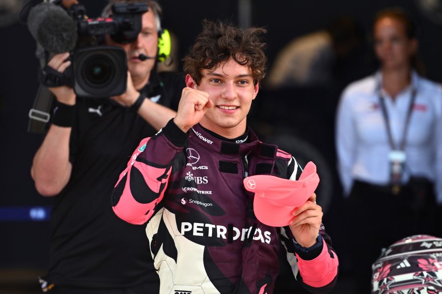 アントネッリ18歳が急成長！F1初スプリントポールにメルセデス代表も驚き「忘れられない」