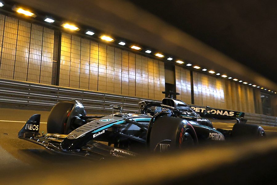 【F1モナコGP予選Q2】ラッセルがトンネル内で停止→赤旗！メルセデスに連続トラブルの悪夢