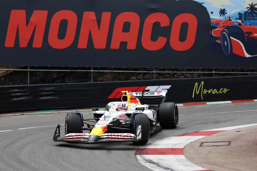 【F1モナコGP：FP2タイム／前車差】赤旗2回の波乱！ハジャー“3輪走行”→再接触、ピアストリもクラッシュ！ローソン5番手、角田はフェルスタッペンと0.004秒差