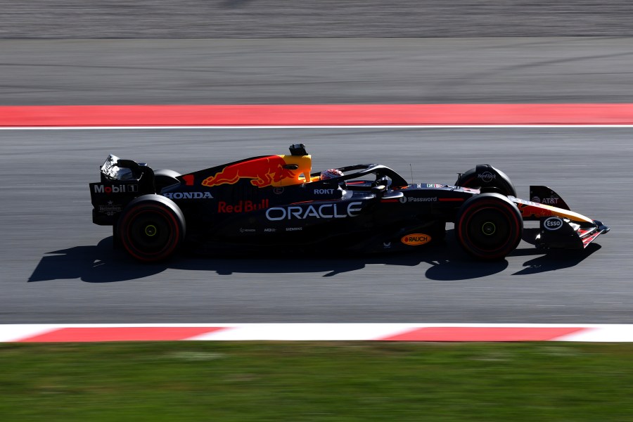 【F1スペインGP：FP3タイム／前車差】角田裕毅は14番手…灼熱バルセロナで“滑る”！マクラーレン1-2、ハジャーは5番手フェルスタッペンに続く快走