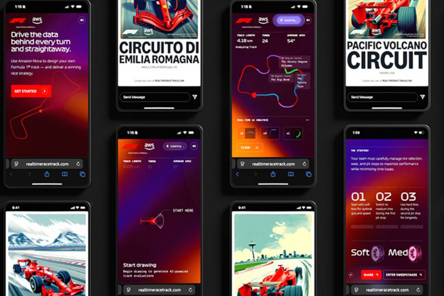 F1×AWS、自作サーキットを描こう！AI戦略でシミュレーション体験＆英GP観戦が当たる！