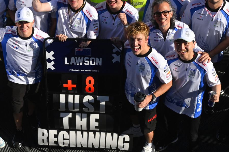 ローソン、逆境跳ね返し今季ベスト6位！チームの”神”判断に「心から誇り」／F1オーストリアGP