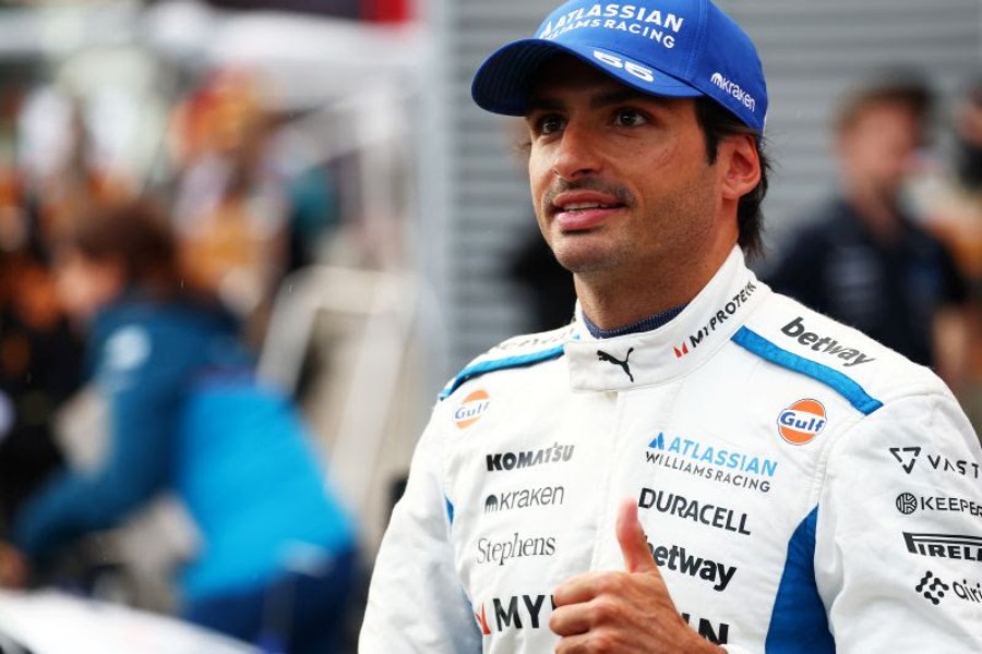 ウィリアムズのサインツ、予選2番手に大躍進「本当にうれしい！完璧に戦略を実行できた」難コンディションを攻略／F1アゼルバイジャンGP