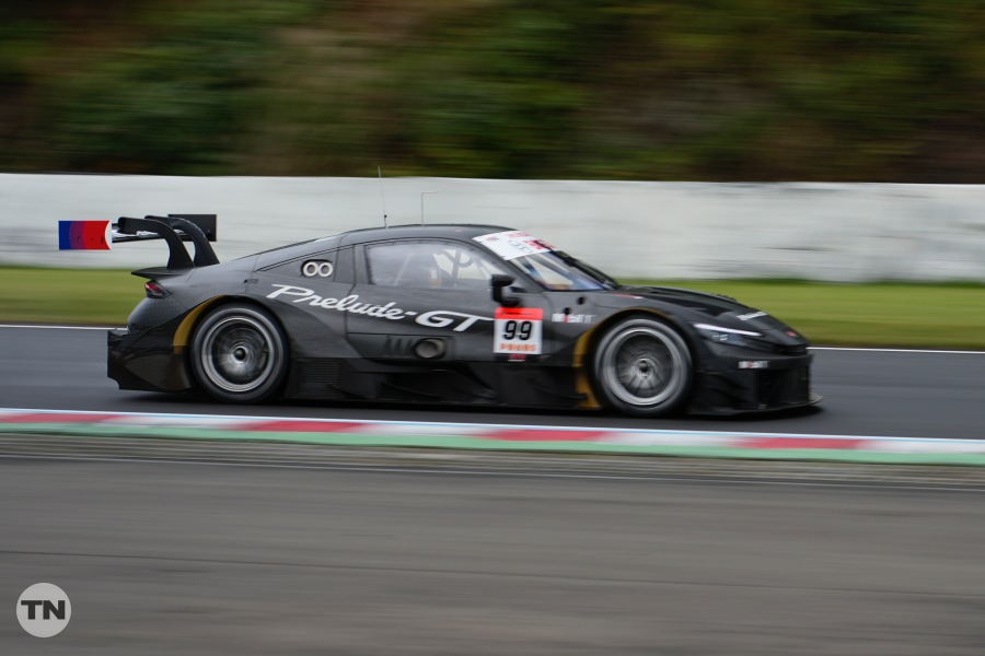 【動画】ホンダ「プレリュードGT」プロトタイプ初走行　雨のSUGOで牧野・山本がシェイクダウン
