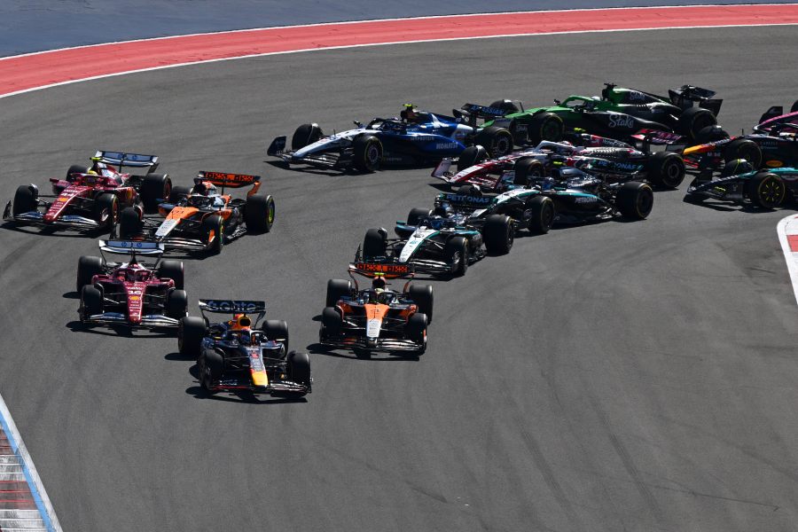 【F1アメリカGP決勝タイム／前車差】フェルスタッペン圧勝、角田裕毅が13番手から7位入賞！