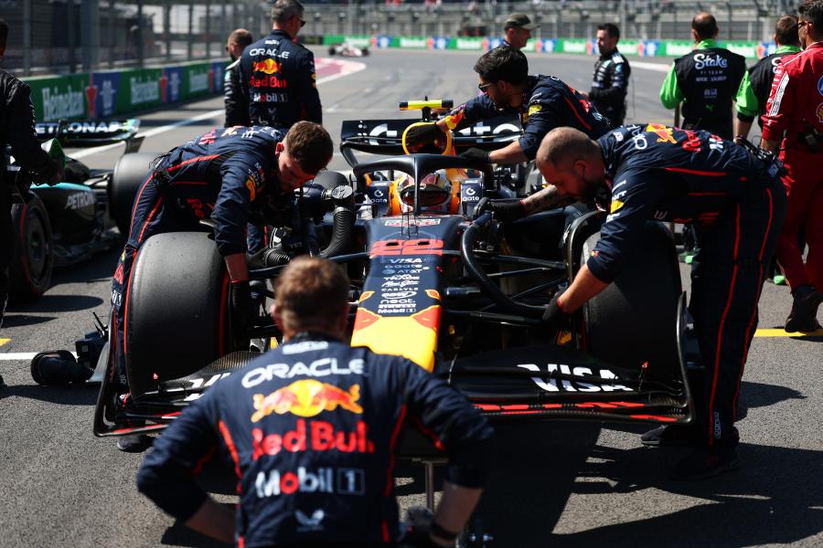 【F1メキシコシティGP：決勝グリッド確定】サインツ5グリッド降格ペナルティでハジャー8番手・角田10番手に繰り上がり