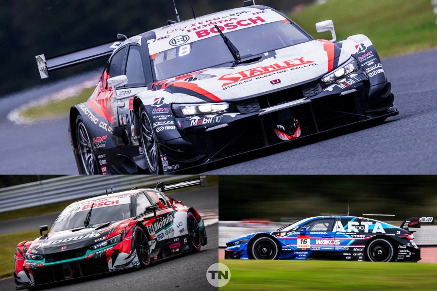 【スーパーGT】ホンダが大逆転の1-2-3表彰台独占！復活の山本尚貴「HRCに感謝」　シビック最終年を飾る劇的勝利　来季はプレリュードGTへ／第7戦オートポリス