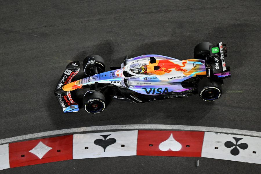 ハジャー「今年一番の週末」　“未知のレース”に挑み6位フィニッシュ／F1ラスベガスGP