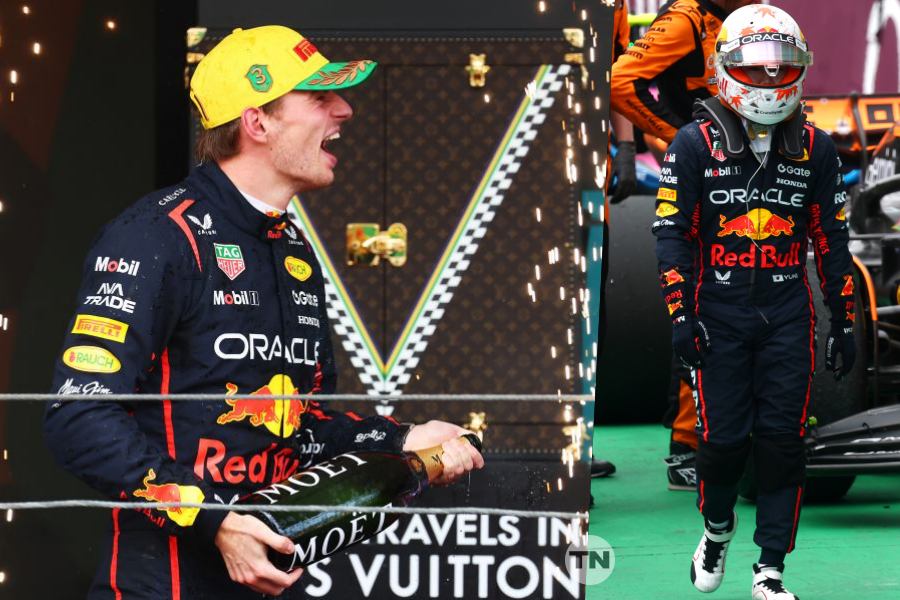 【F1サンパウロGP】レッドブル代表「信じられない追い上げ」フェルスタッペンの走りに脱帽　角田には同情「不運な展開だった」