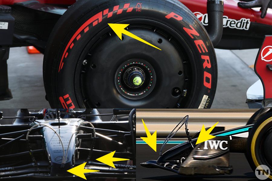 【タイム／前車差】2025年F1最終テスト　2026“新タイヤ×ミュールカー”初検証でアントネッリ最速　タイヤはやや小さく