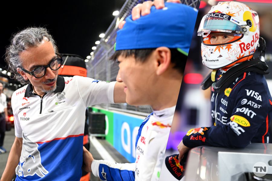 レッドブル代表メキースが深い感謝「角田裕毅は完成されたドライバーに成長」　ハジャーの“純粋な速さ”と“魔法のような走り”に期待