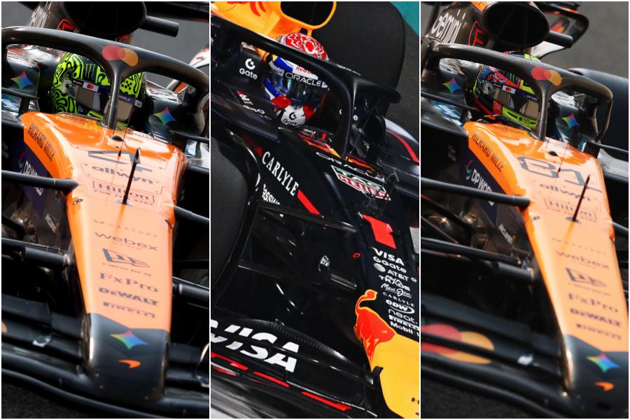 【F1アブダビ予選Q3タイム／前車差】逆転5連覇狙うフェルスタッペンが圧巻PP！王者争う3人がトップ3　角田裕毅は久々Q3進出の10番手